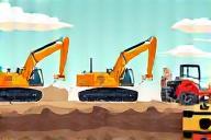 Construction industry scene visual
